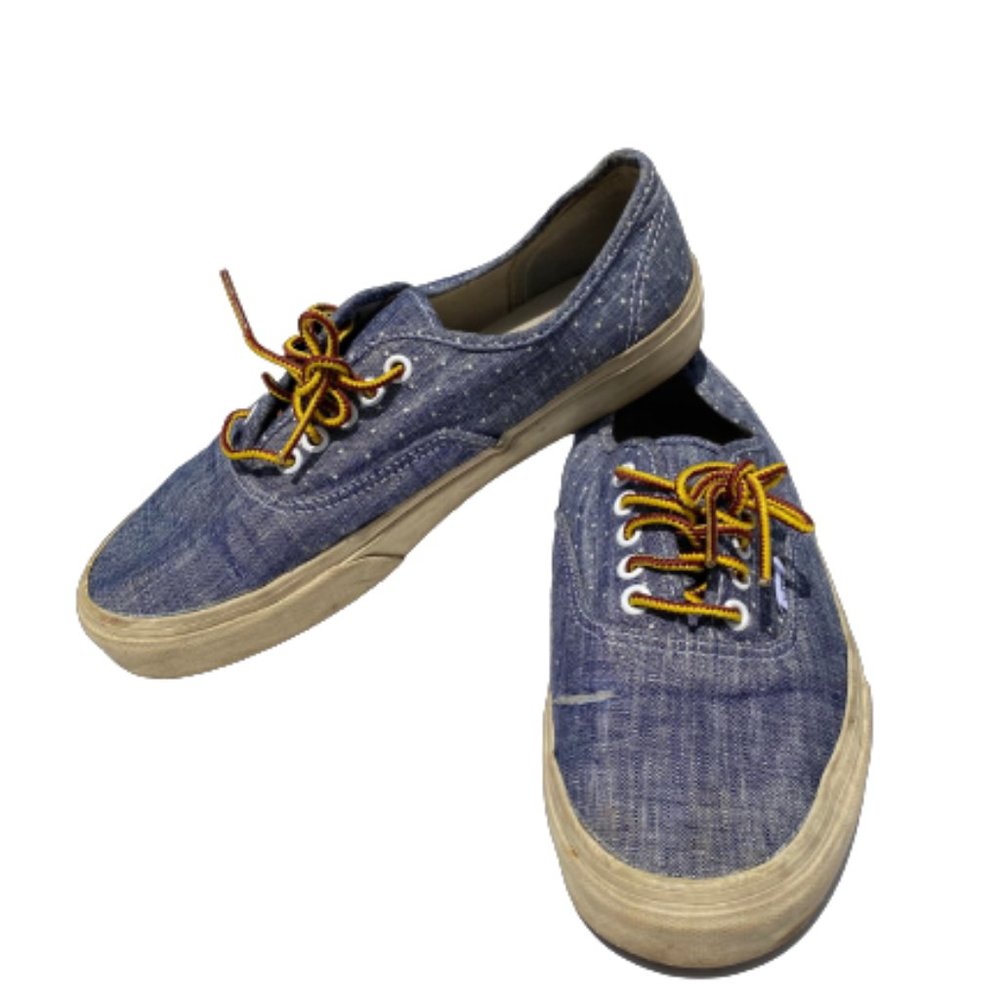 VANS TC6D SKATE SHOES BLUE SIZE 9.5